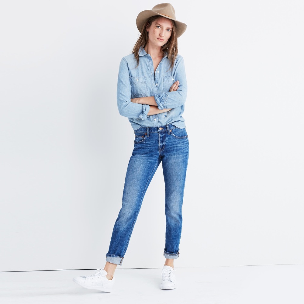 Madewell Slim Boyjean in Walton Wash